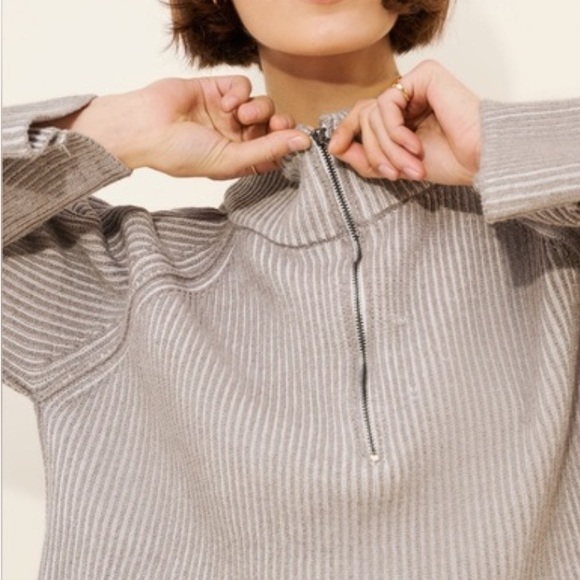 Free People Greta Half Zip Sweater - Picture 4 of 4